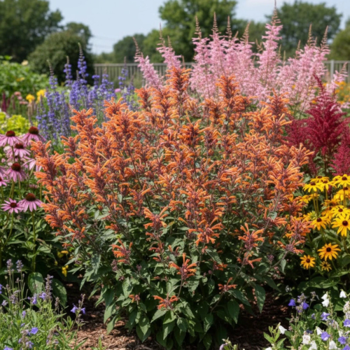 Agastache Kudos Mandarin la ghiveci preț bun ❤️ FloraPris Agastache Kudos Mandarin la ghiveci preț bun ❤️ FloraPris