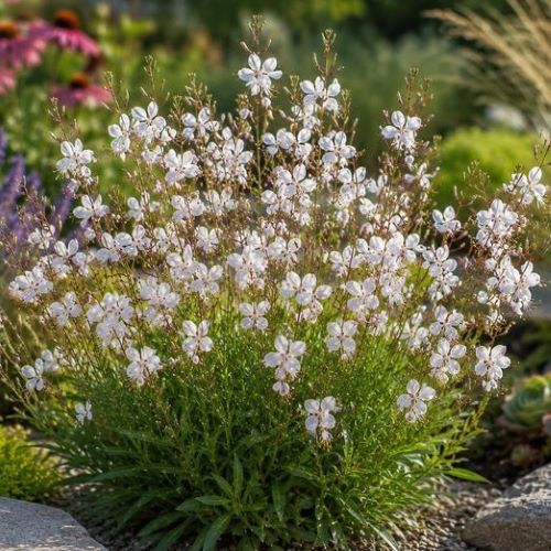 Gaura Gaudi Compact White de vanzare în ghiveci, preț bun ❤️ FloraPris Gaura Gaudi Compact White de vanzare în ghiveci, preț bun ❤️ FloraPris